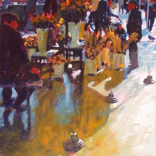 Flower Sellers, Krakow - Paul Joseph-Crank | Artist