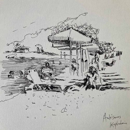 Paul Joseph-Crank - Sketchbook - Antisamos Kefalonia