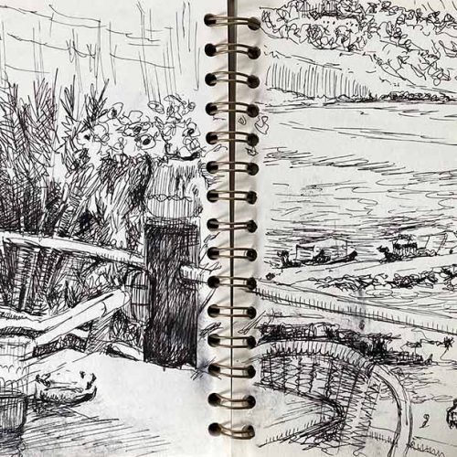 Paul Joseph-Crank - Sketchbook - Spartia Kefalonia